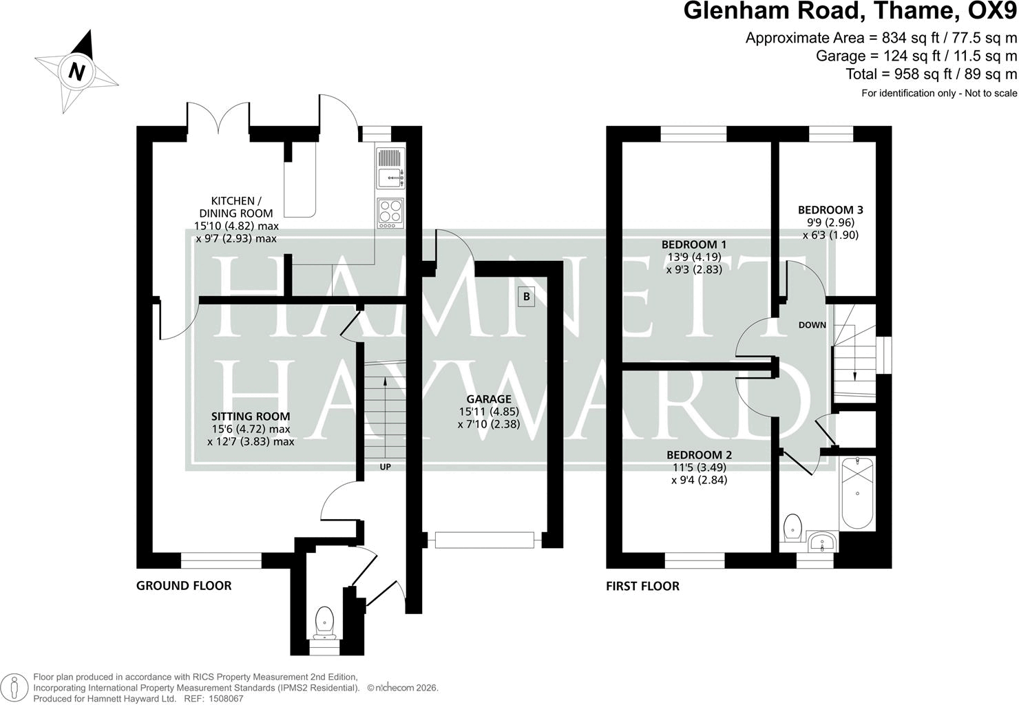 Glenham Road, Thame floorplan