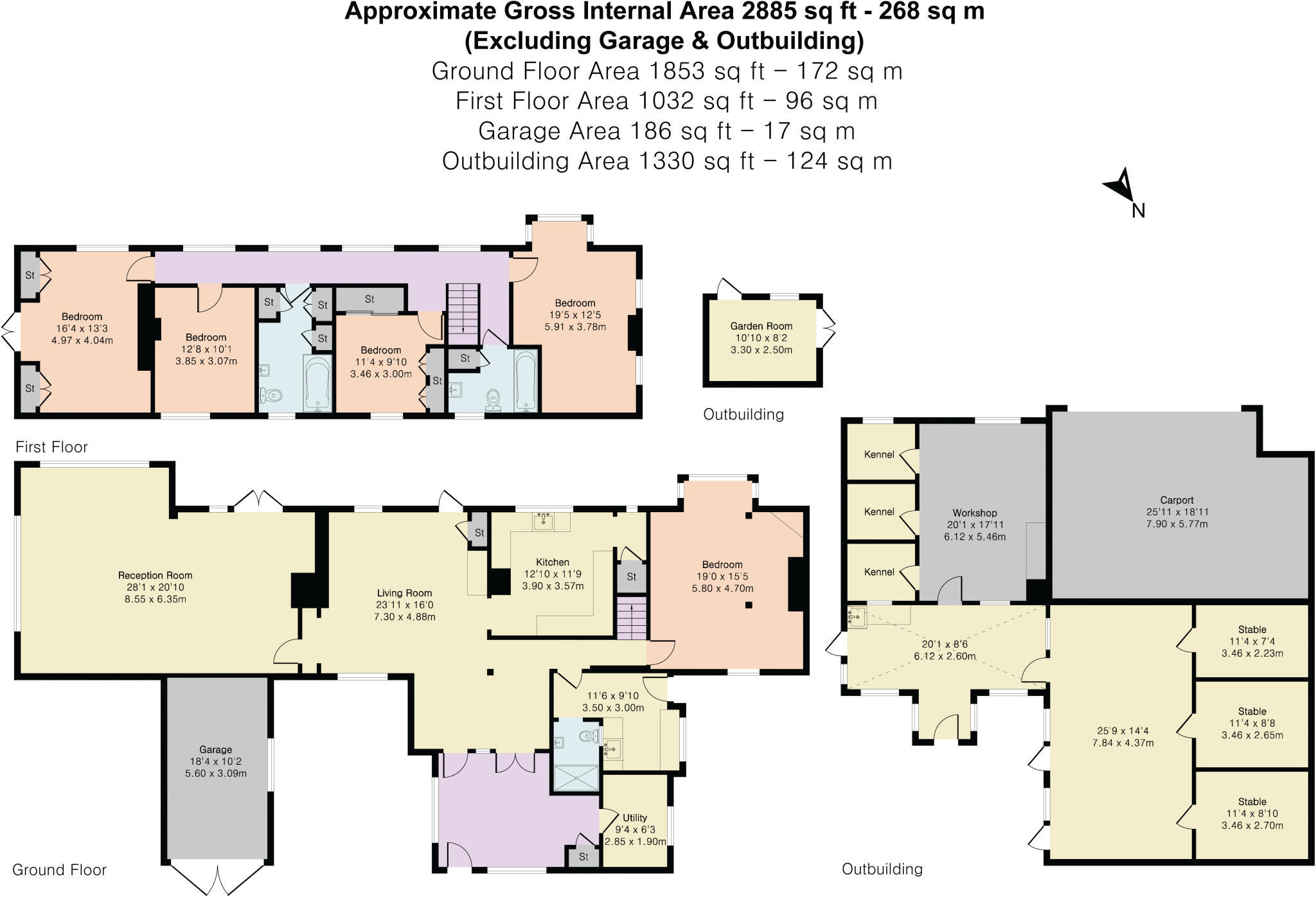 Woolborough Lane, Outwood, Redhill, Surrey, RH1 floorplan