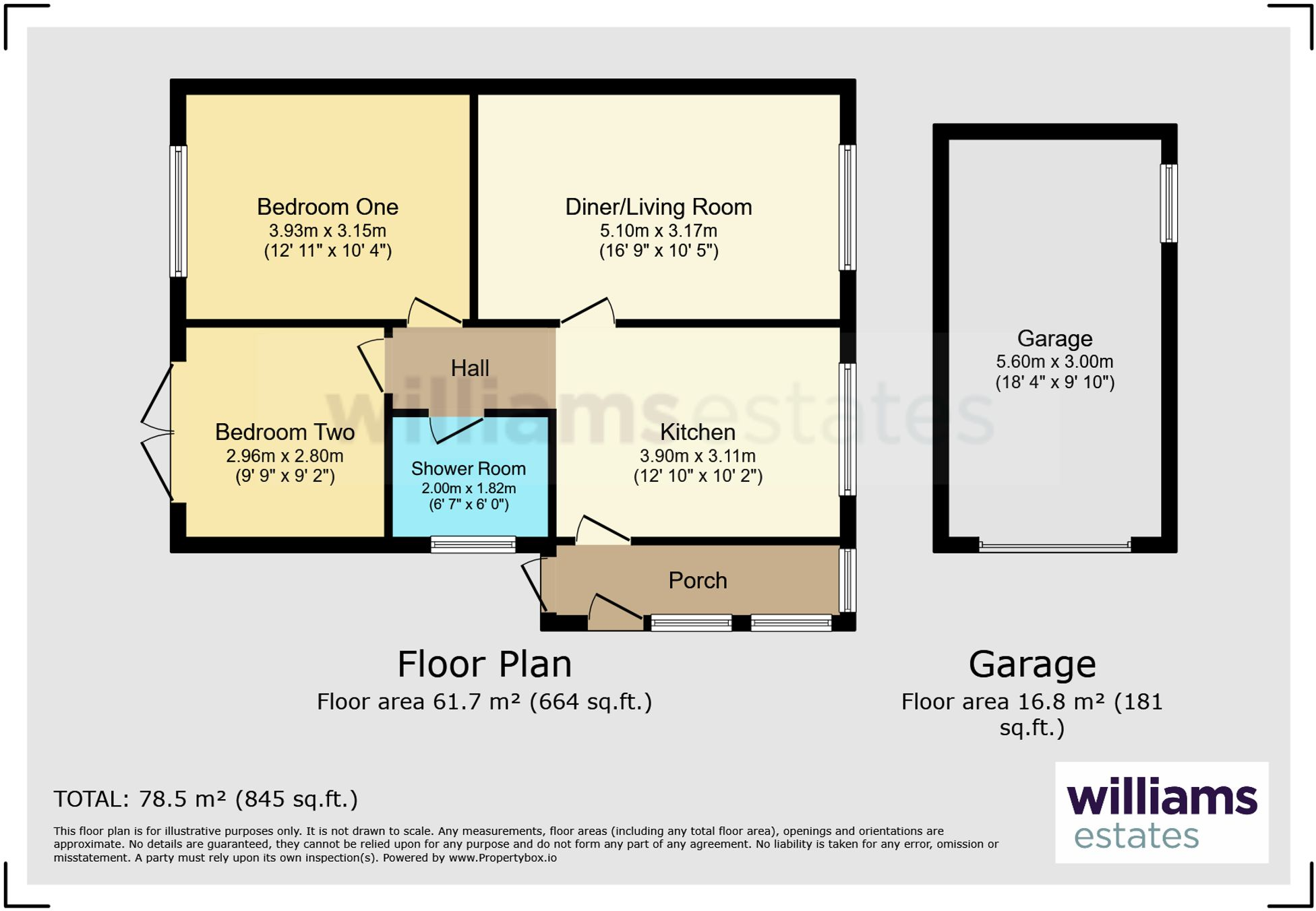 Dwyfor Court, Prestatyn, LL19 floorplan