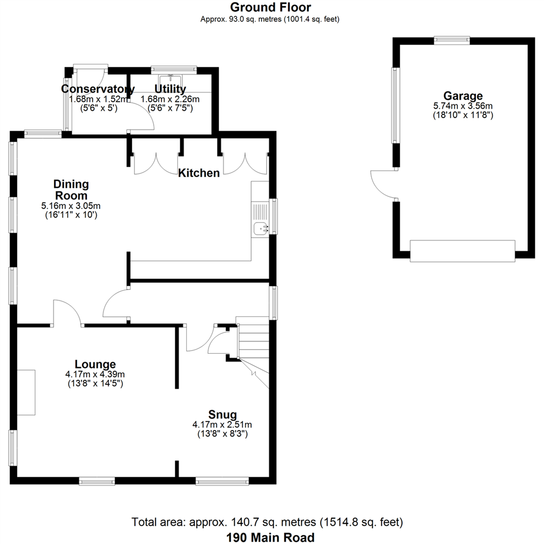 Main Road, Quadring floorplan