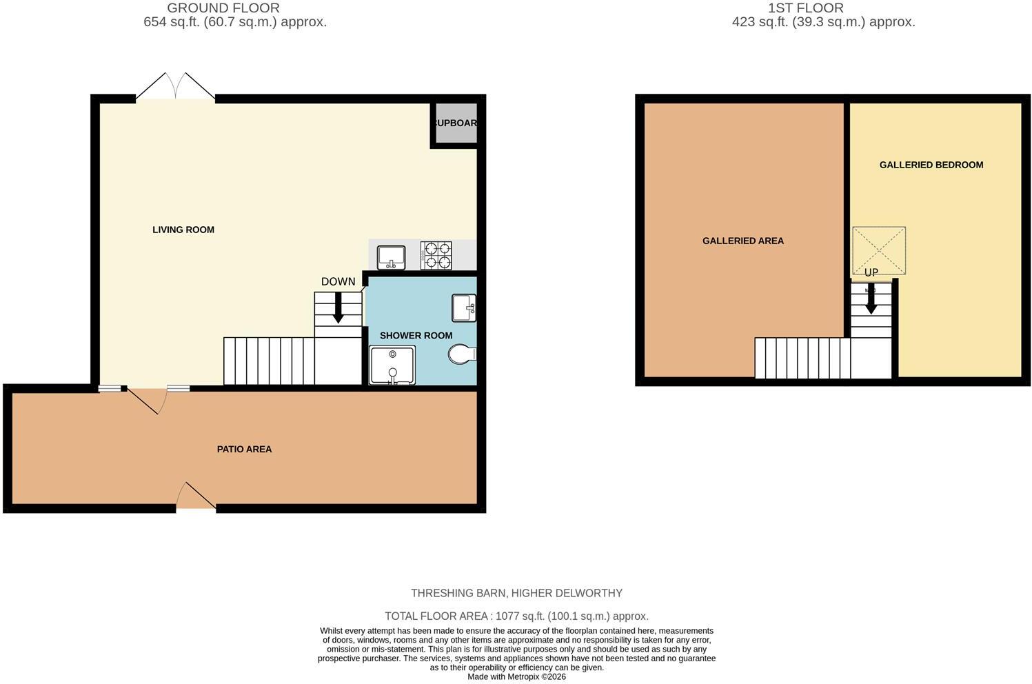 Yarnscombe, Barnstaple floorplan