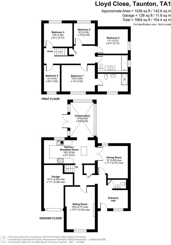 Lloyd Close, Taunton floorplan