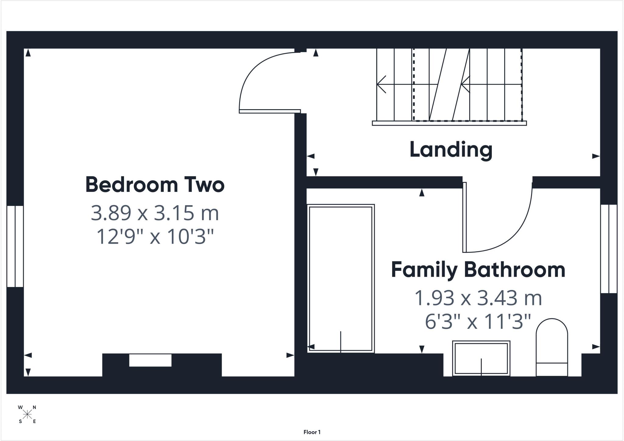 Avenue Terrace, Stonehouse floorplan