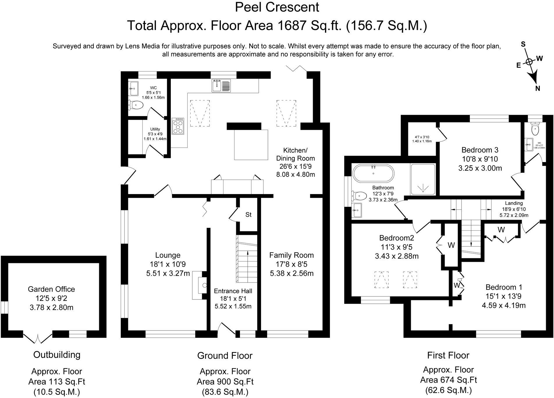 Peel Crescent, Ashton Hayes, CH3 floorplan
