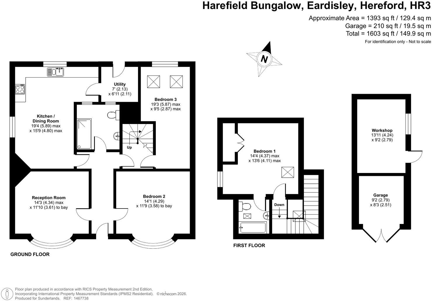 Eardisley, Hereford floorplan