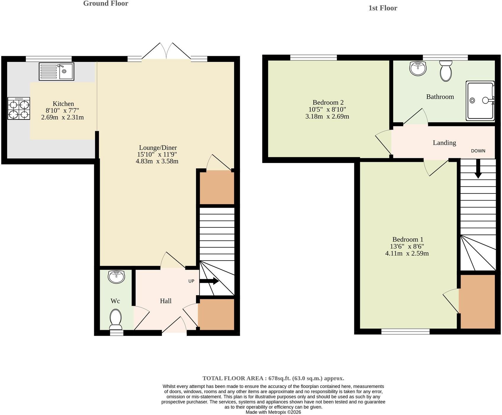 Plot 18, The Dunes floorplan