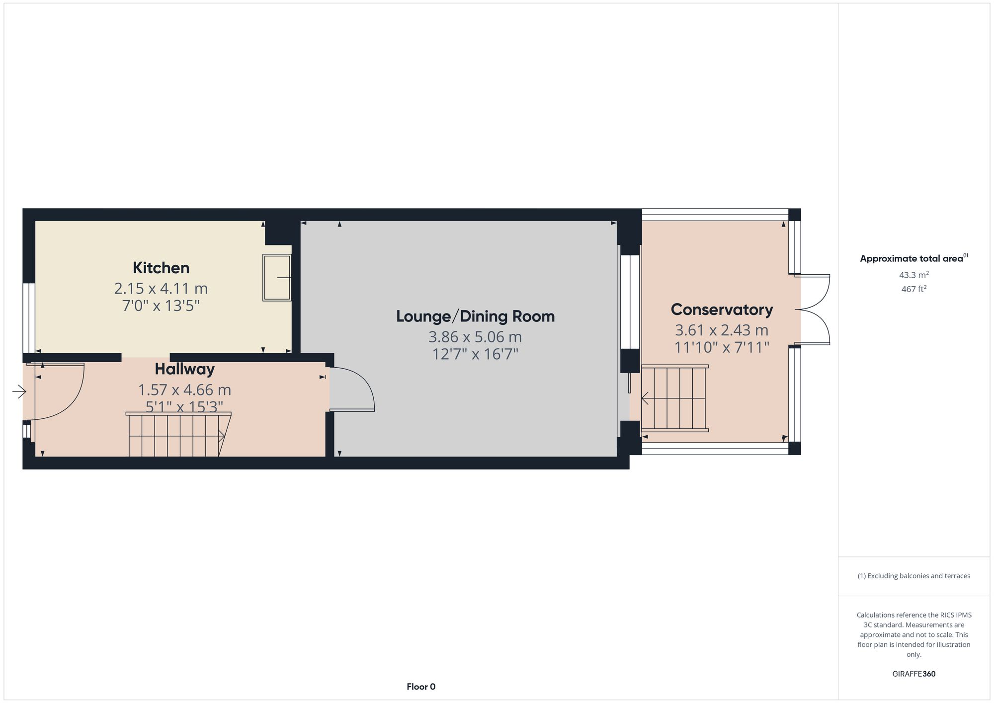 Bryn Awelon Road, Beaufort, NP23 floorplan