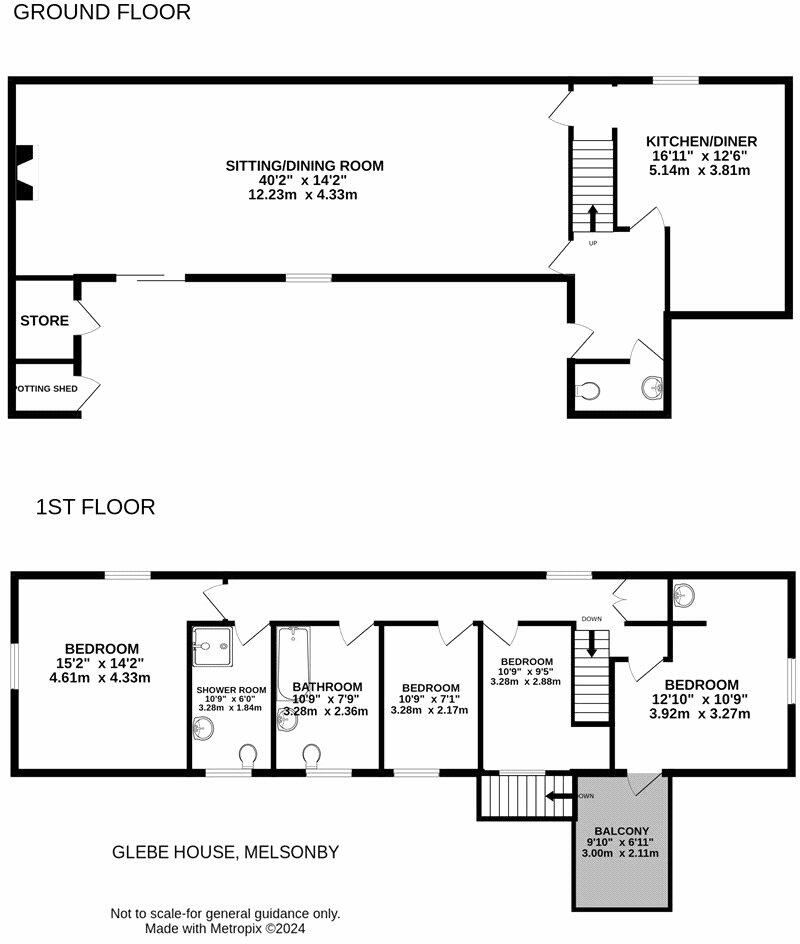 East Road, Melsonby, Richmond, DL10 floorplan