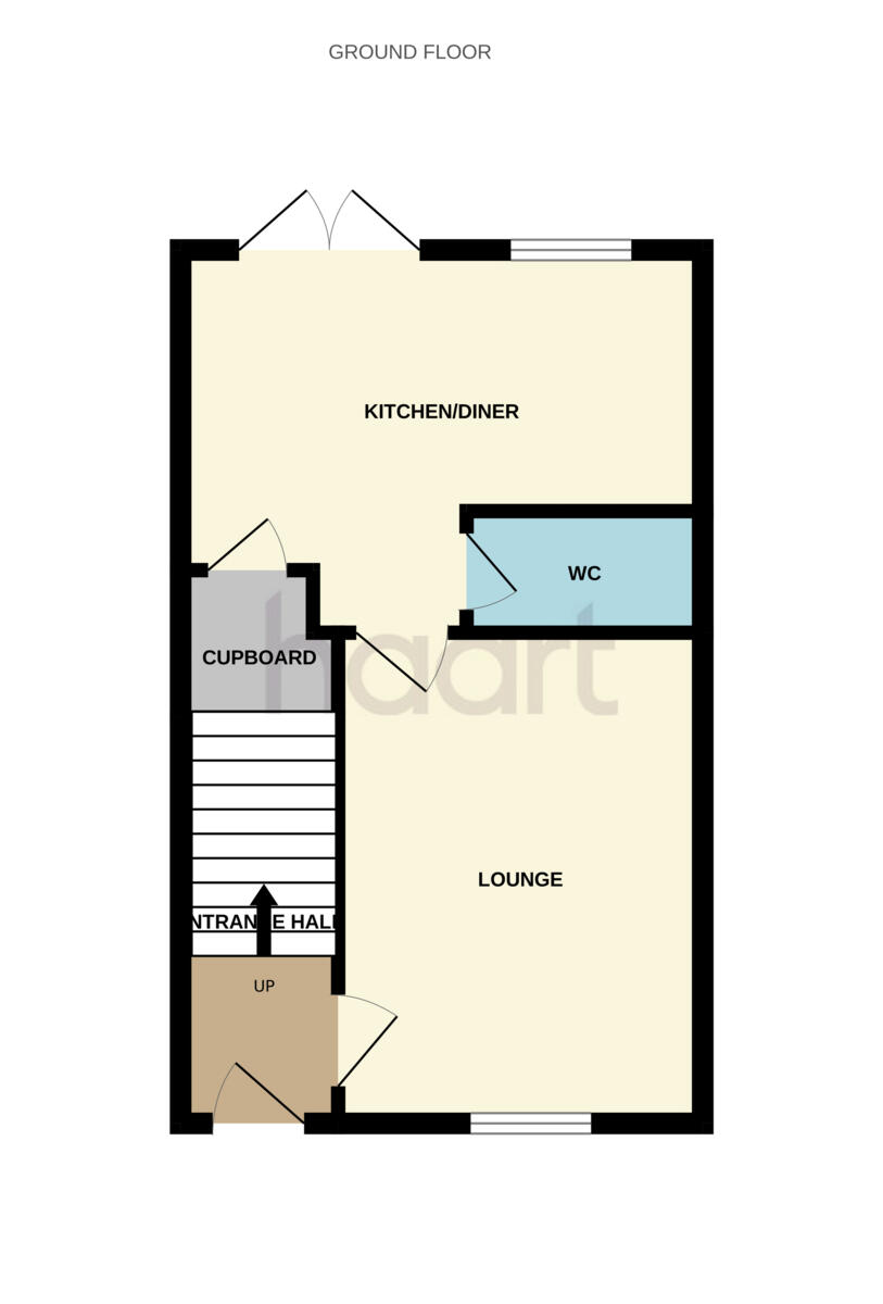 Willow Court, Spalding floorplan