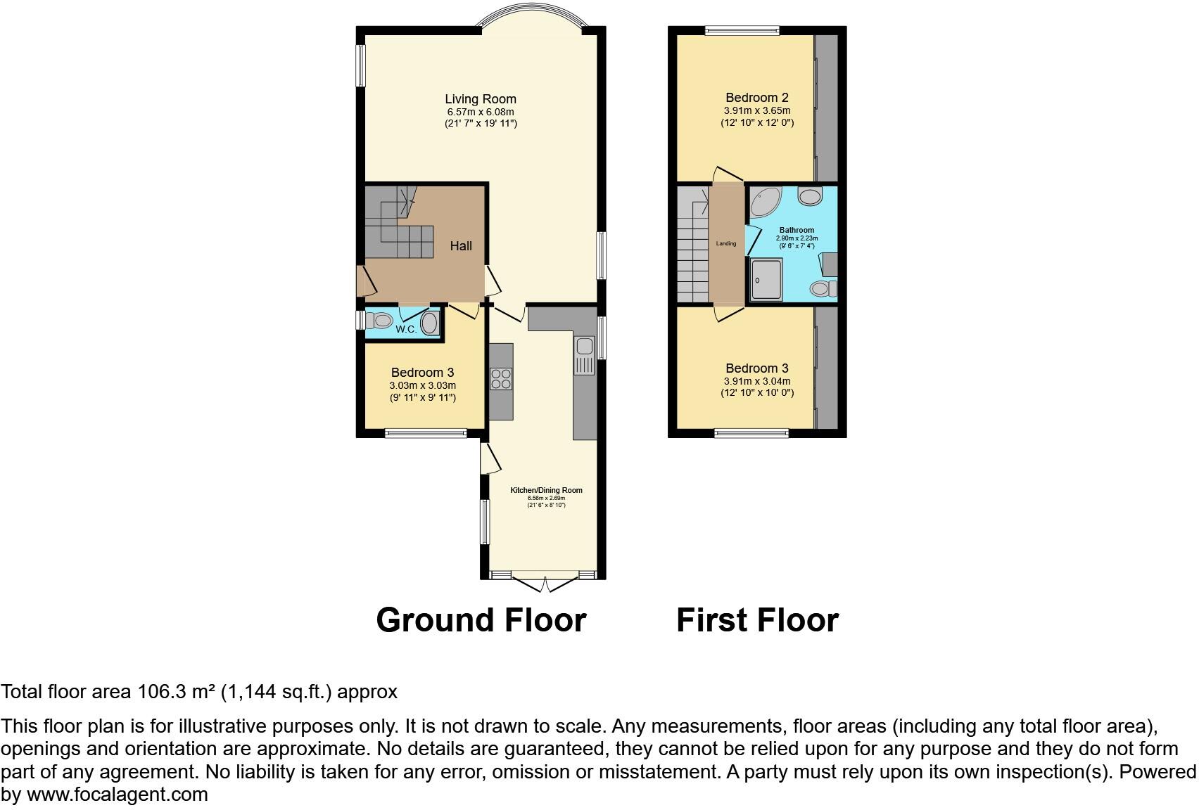 Jendale, Hull, HU7 floorplan
