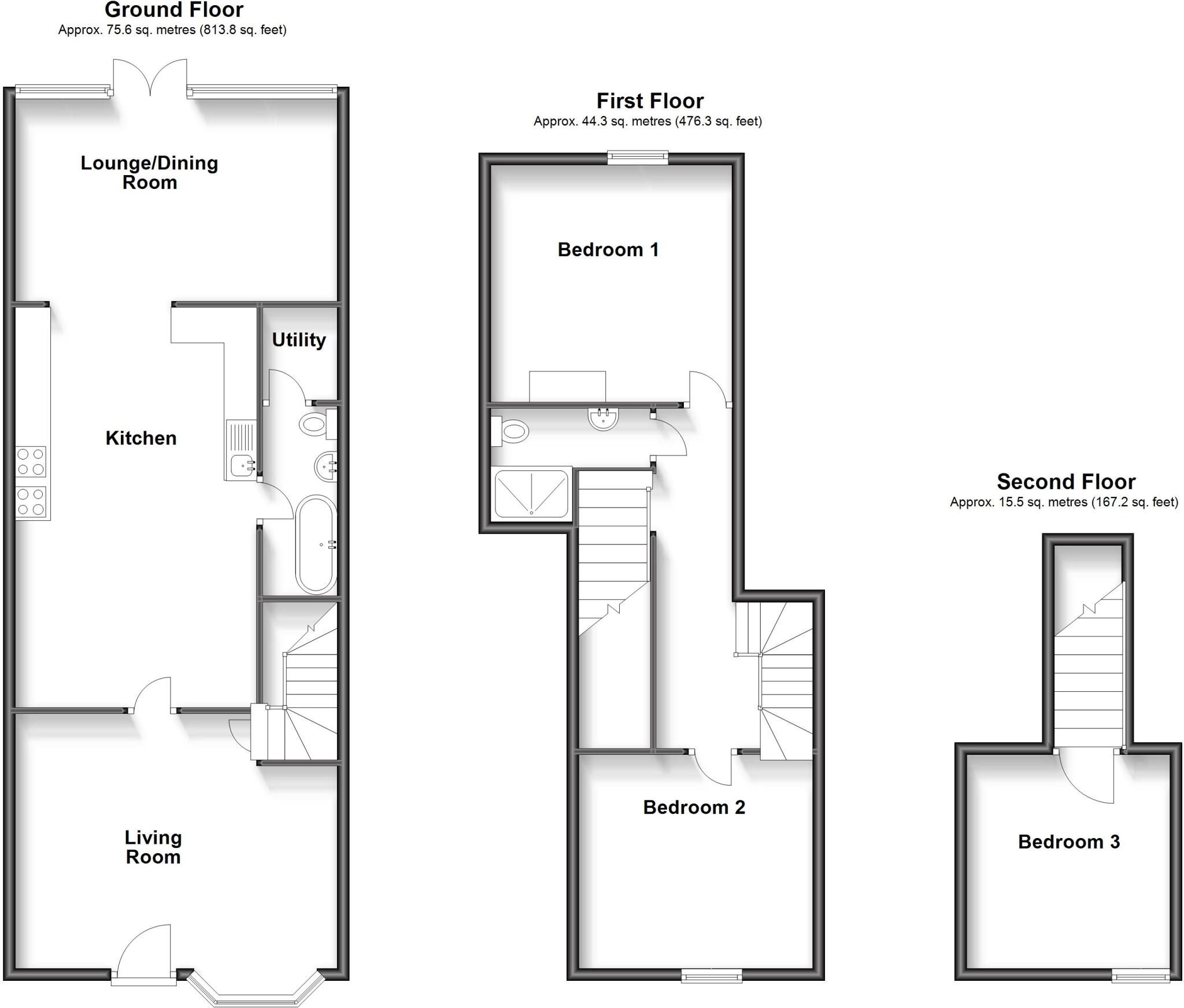 High Street Staplehurst TN12 floorplan