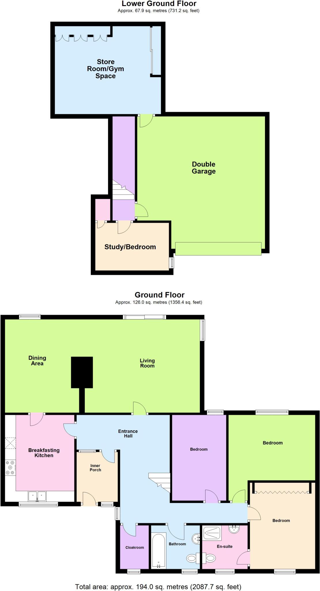 Shaws Park, Hexham, Northumberland, NE46 floorplan