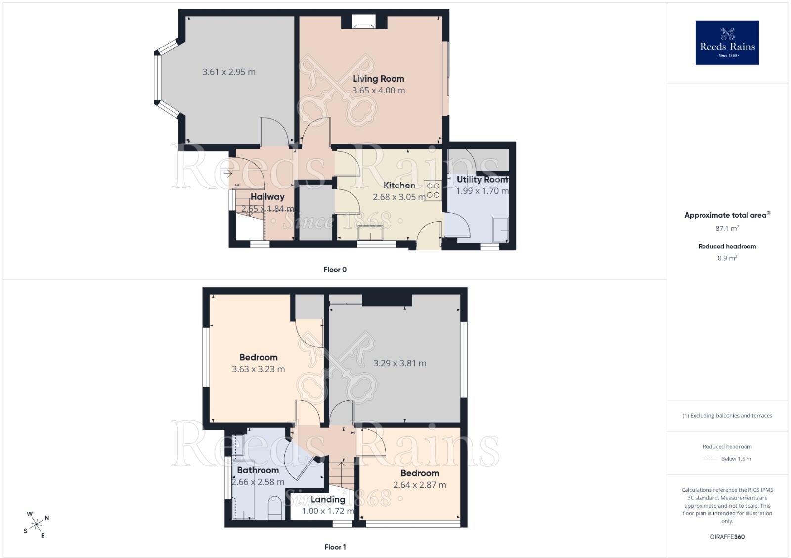 Danebury Drive, York, North Yorkshire, YO26 floorplan