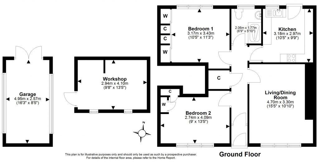 17 Newton Village, Dalkeith, EH22 1SN floorplan