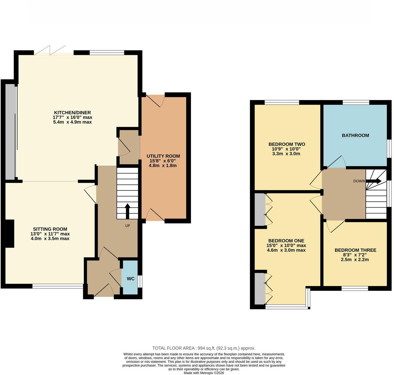 Avon Vale Road, Loughborough floorplan