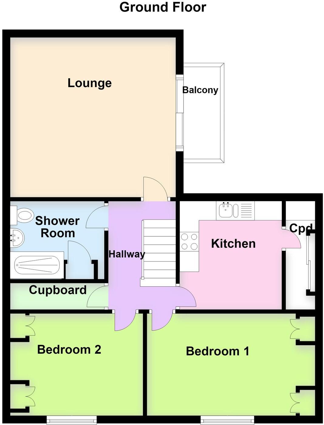 Main Street, Broughton Astley, LE9 floorplan