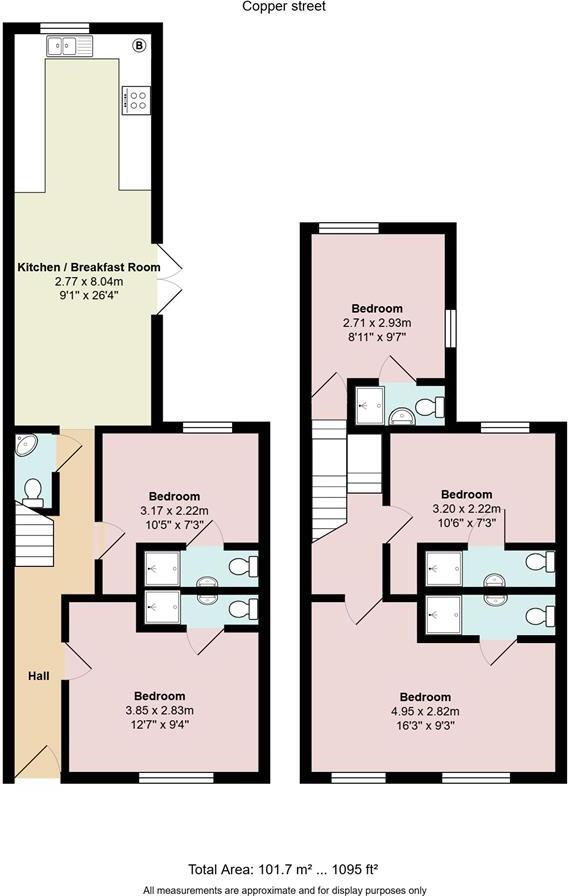 Copper Street, Adamsdown, Cardiff floorplan