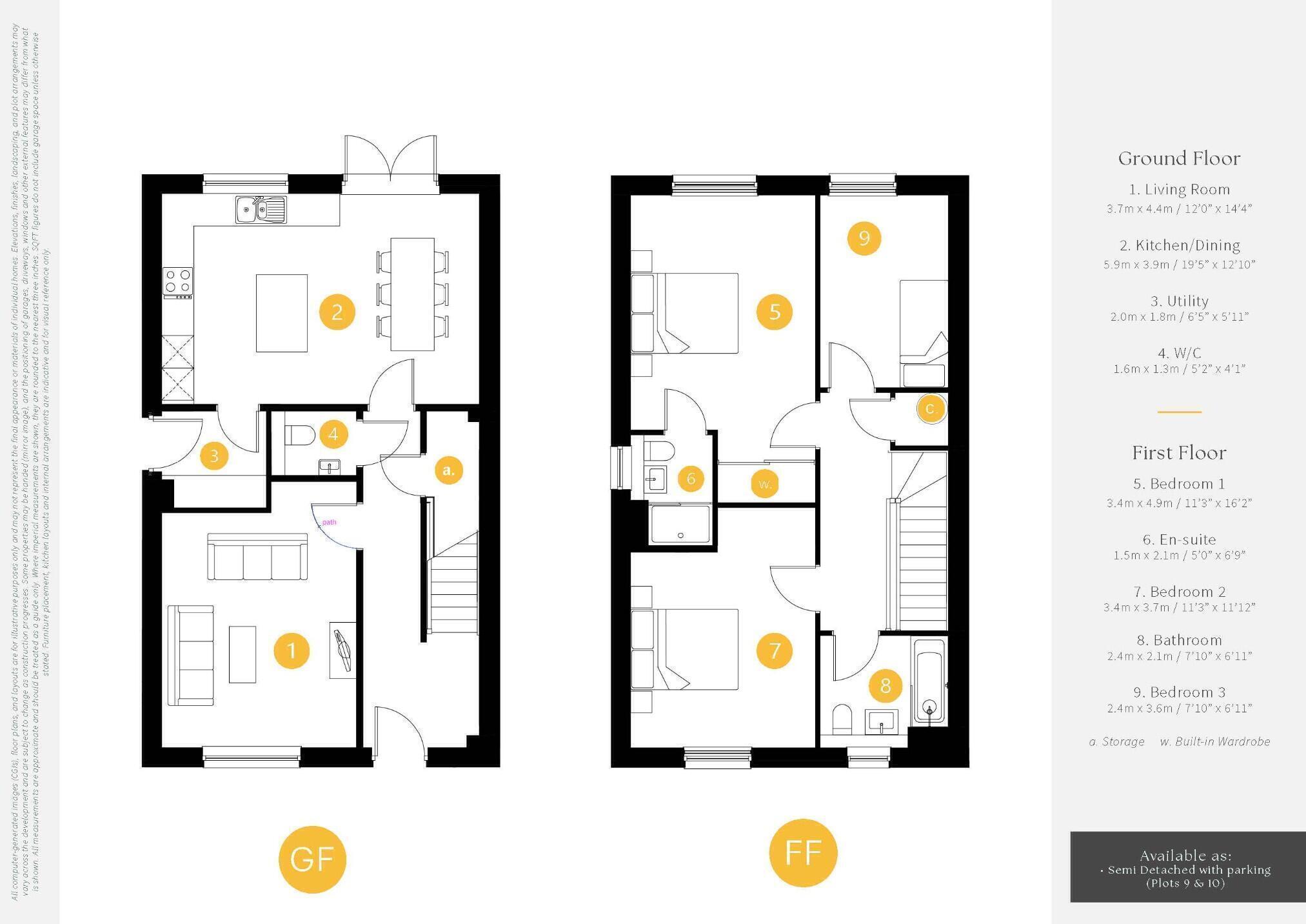 Worwell Rise,
Tetbury,
GL8 8GE floorplan