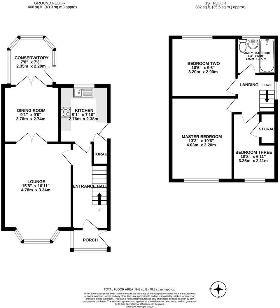 Coppice Close, Chorley floorplan