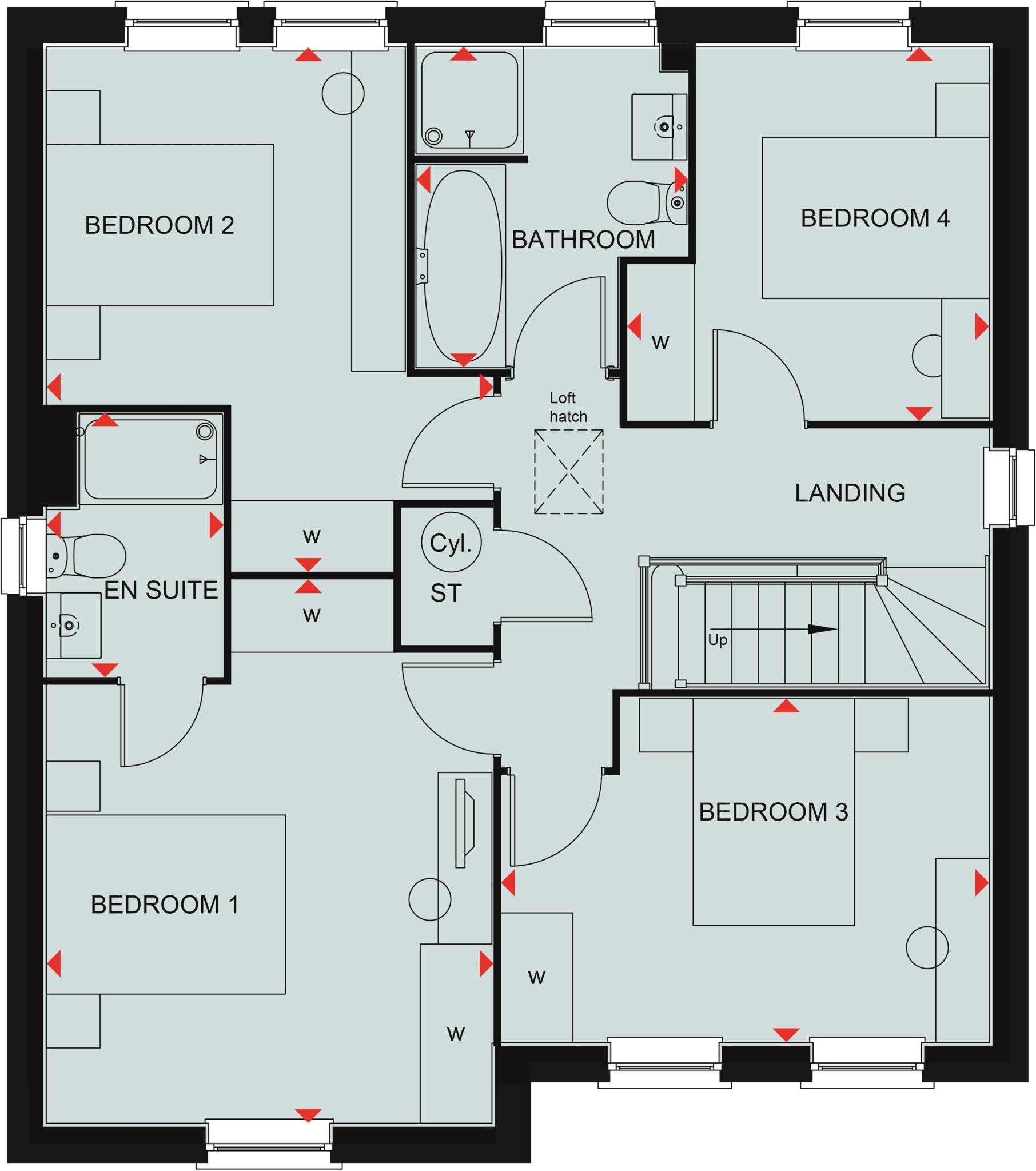 Tweed Street,
Leicester Forest East,
Leicester,
LE19 4BH floorplan