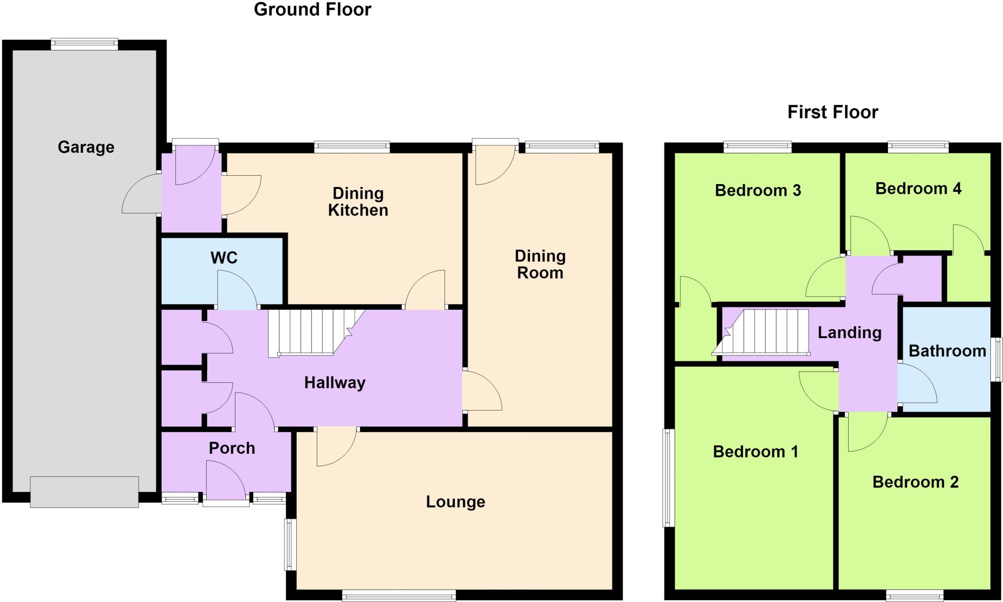 Vicarsfields Road, Leyland, Lancashire floorplan