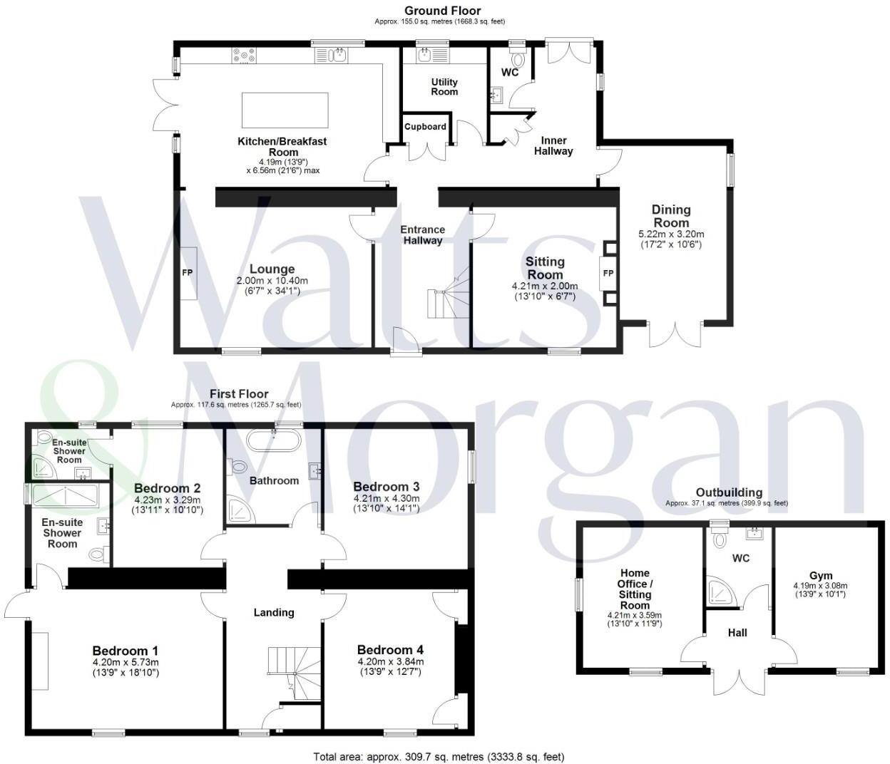 Llanwensan Fach, Peterston Road, Peterston-Super-Ely, Vale Of Glamorgan, CF72 8NU floorplan