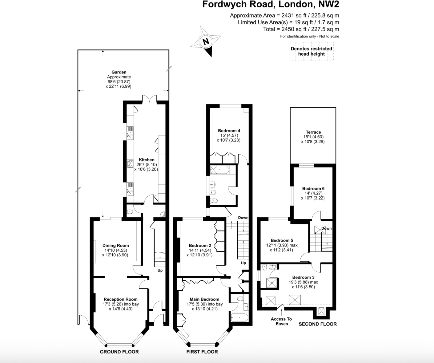 Fordwych Road, London, NW2 floorplan