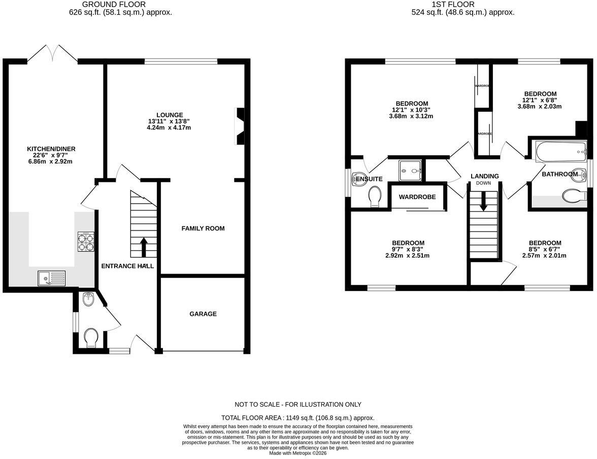 Vancouver Drive, Rainham, Gillingham, ME8 floorplan