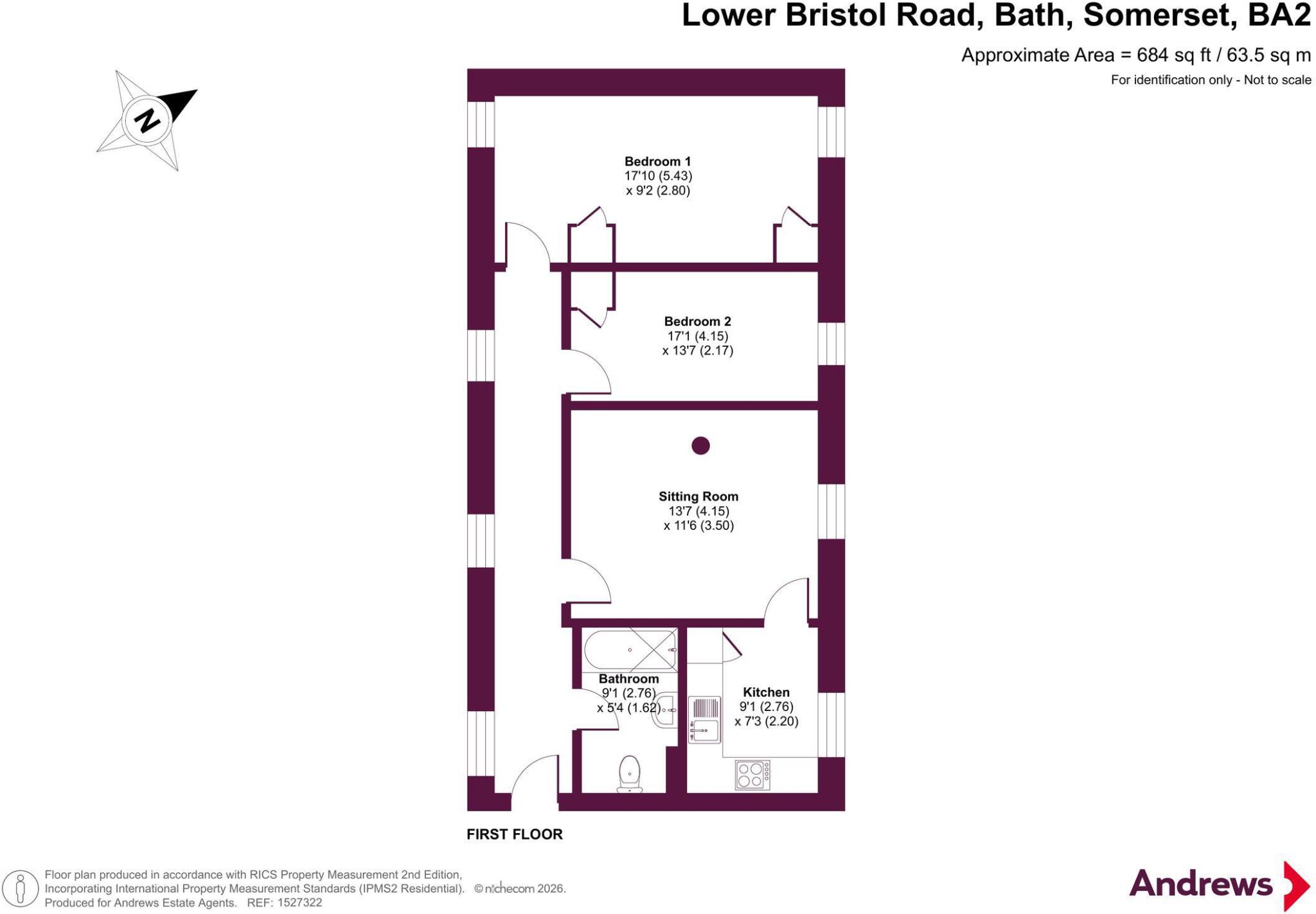 Lower Bristol Road, Bath, Somerset, BA2 floorplan