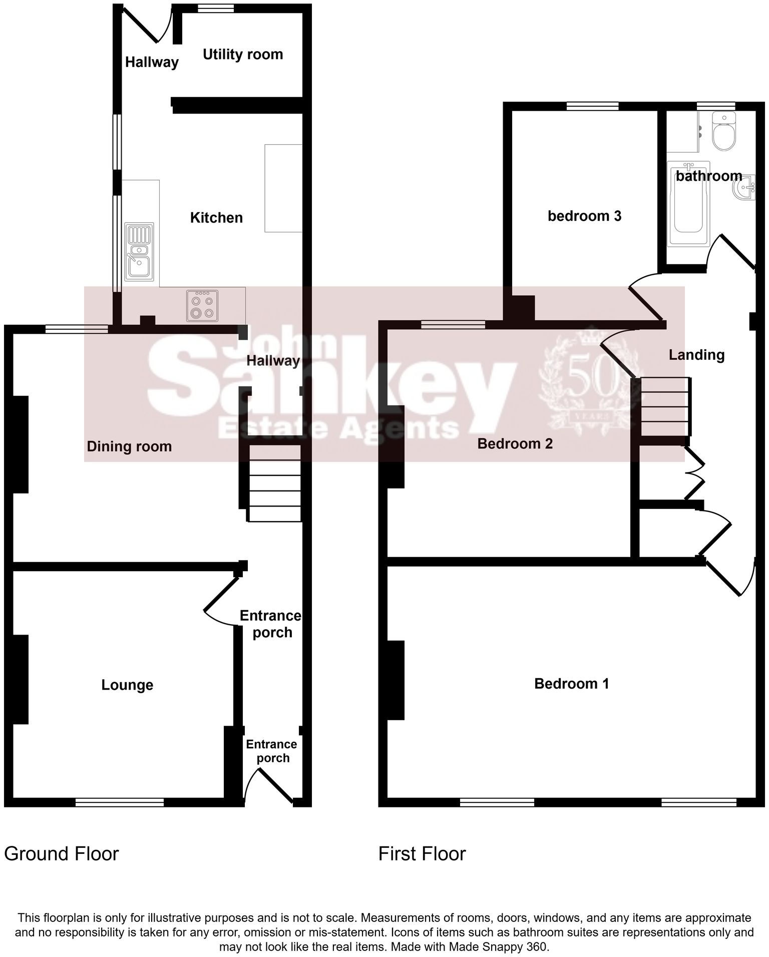 Beardall Street, Mansfield, NG18 floorplan