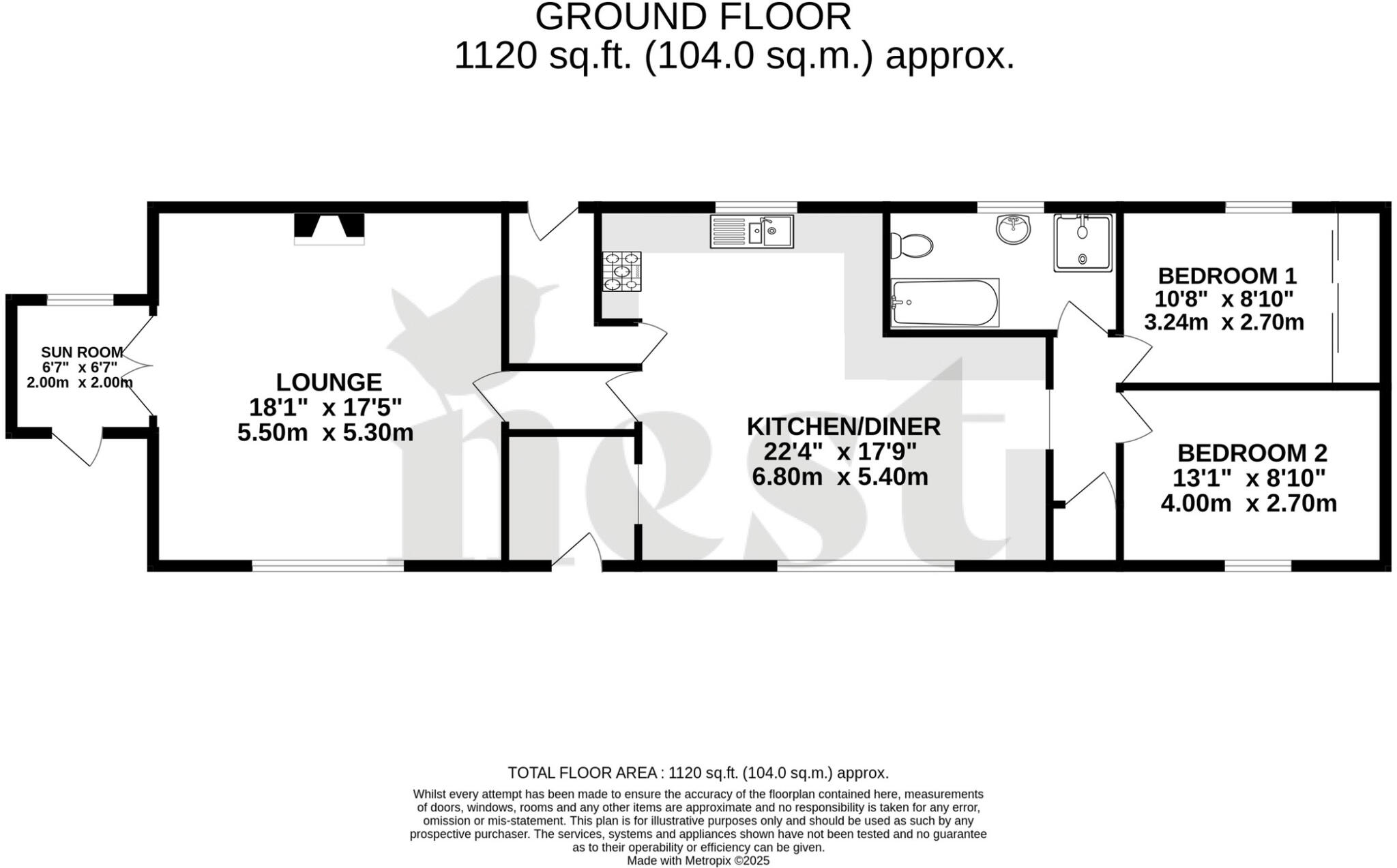 Saltmoor - Burrowbridge floorplan