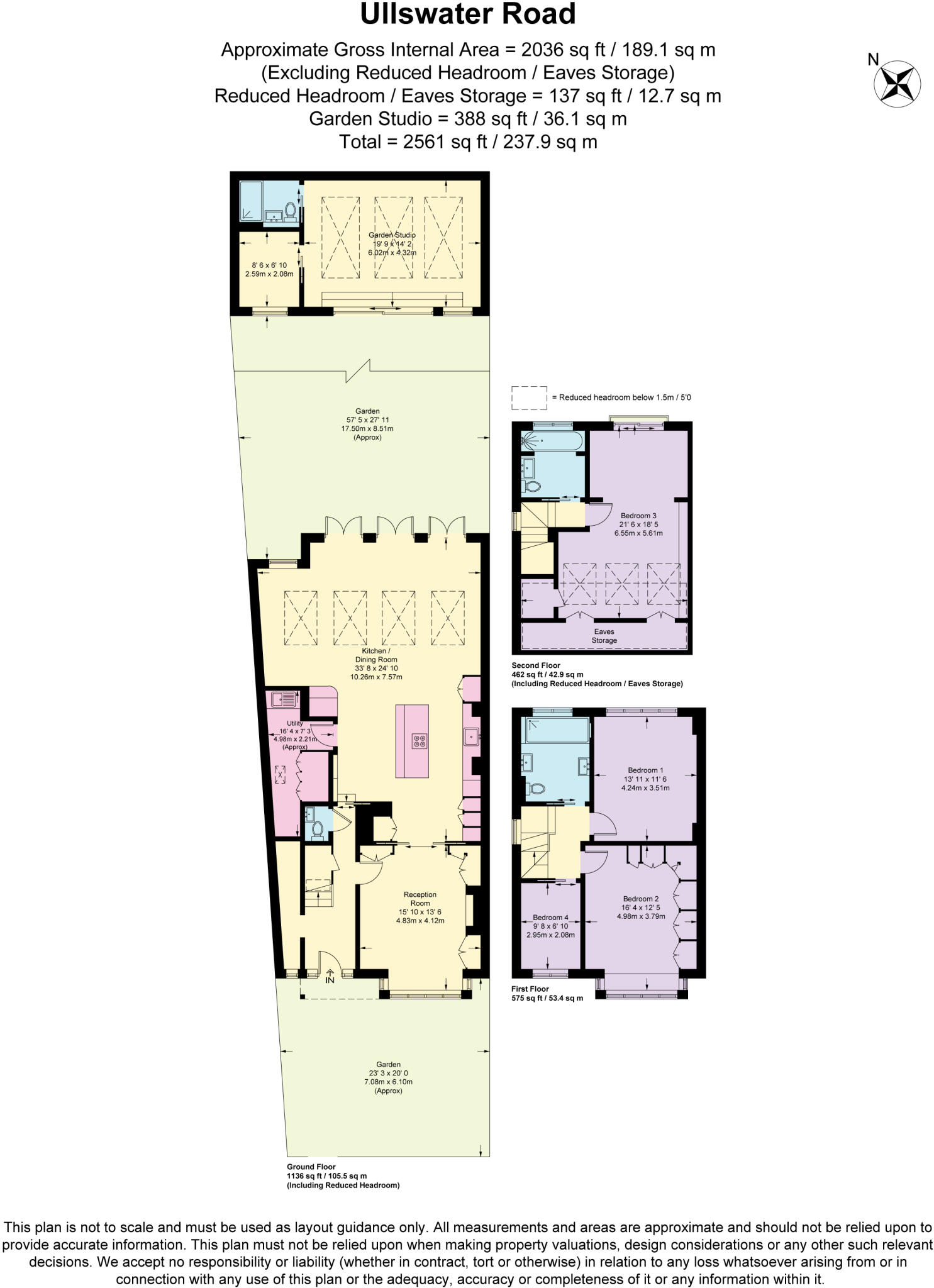 Ullswater Road, London, SW13 floorplan