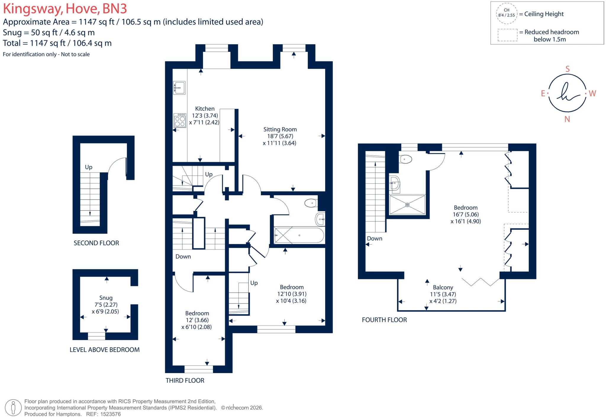 Kingsway Hove BN3 floorplan