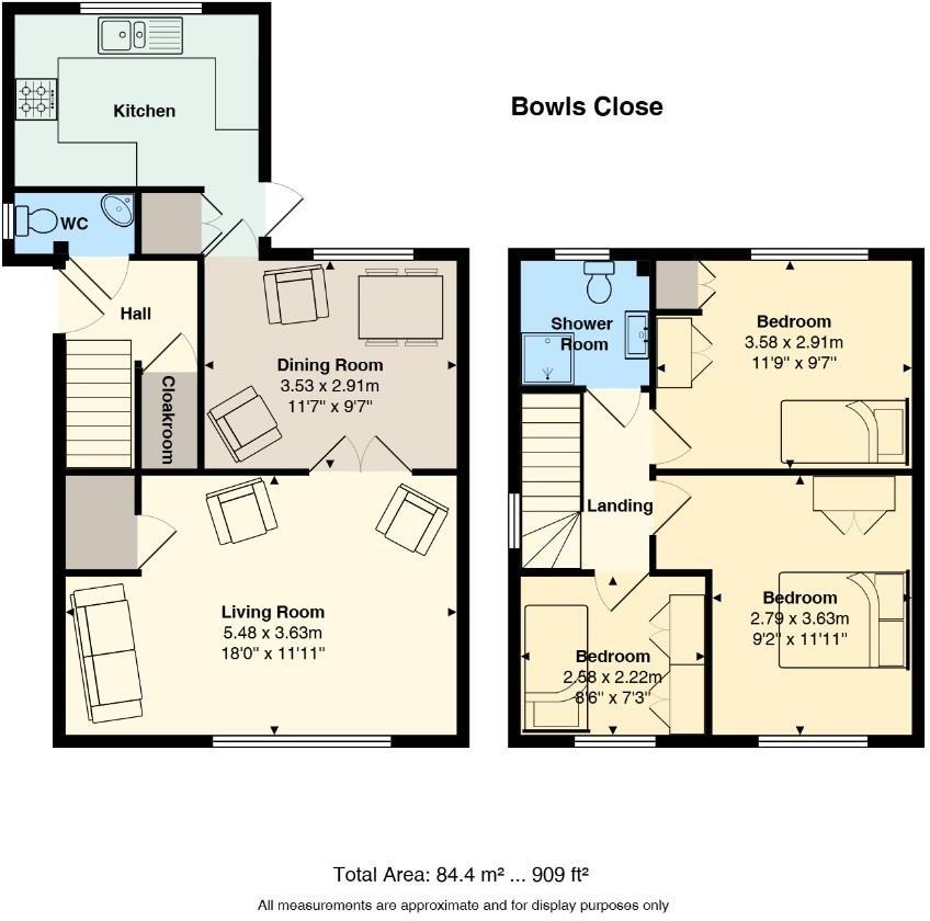 Bowls Close, Caerphilly floorplan