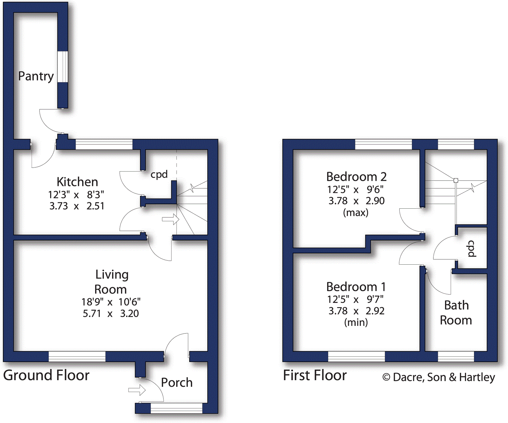 Glen Road, Morley, Leeds, West Yorkshire, LS27 floorplan