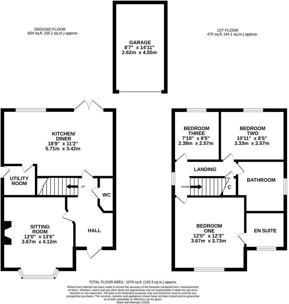 Gilson Crescent, Stoney Stanton floorplan