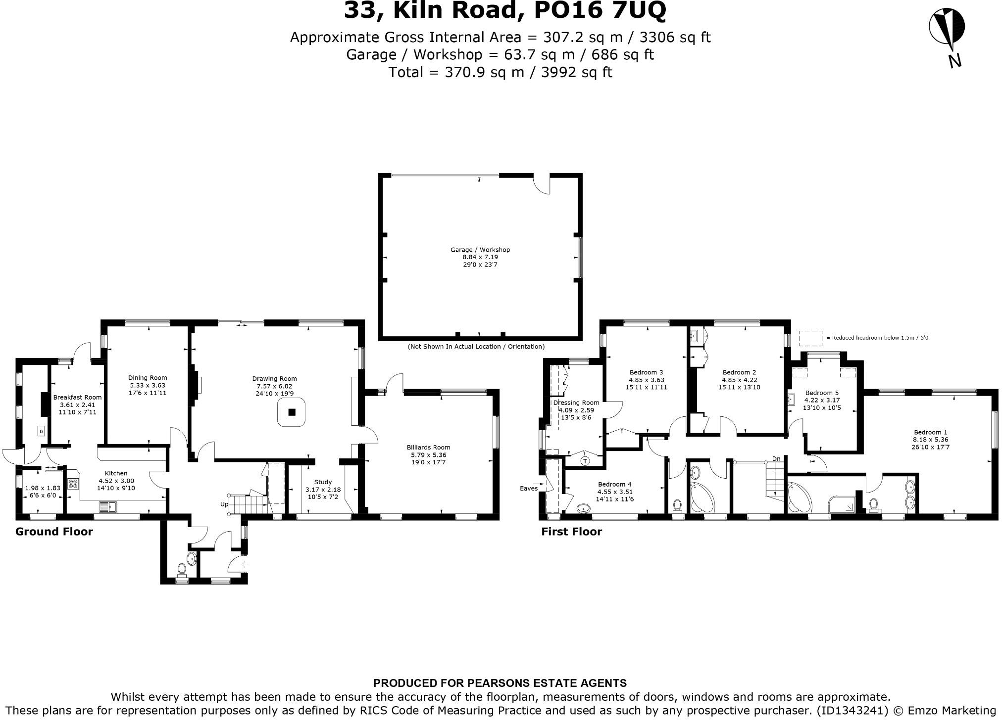 Kiln Road, Fareham floorplan