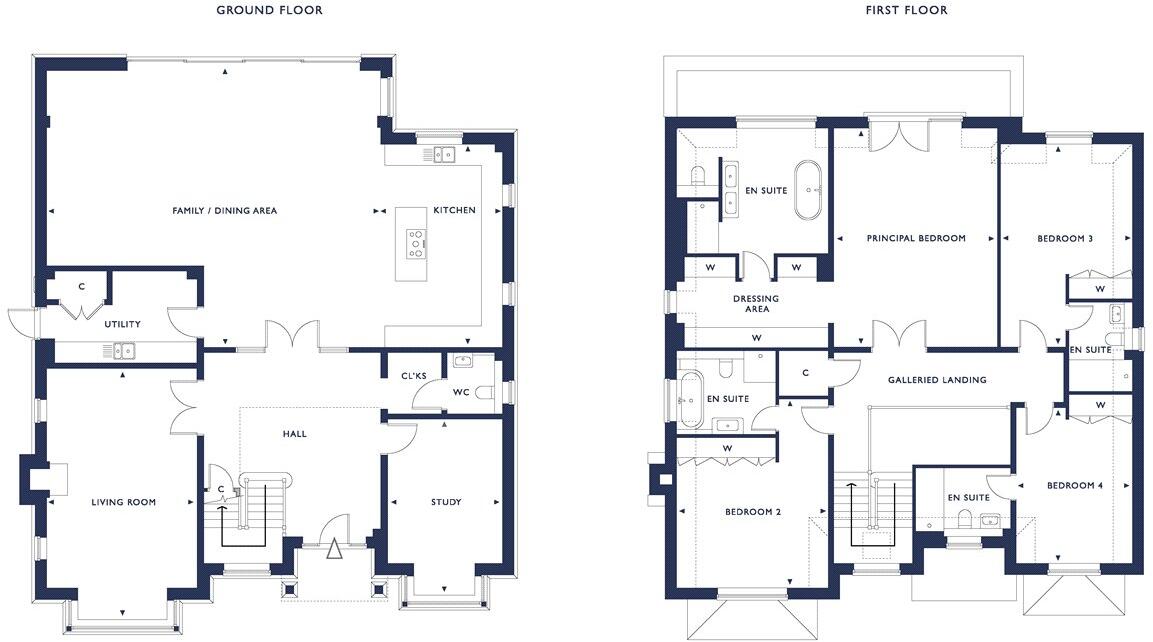 The Street, West Horsley, KT24 floorplan