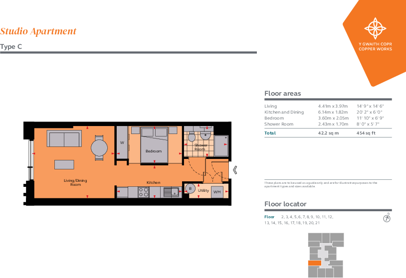 The Copper Works, Cardiff Cardiff CF10 floorplan