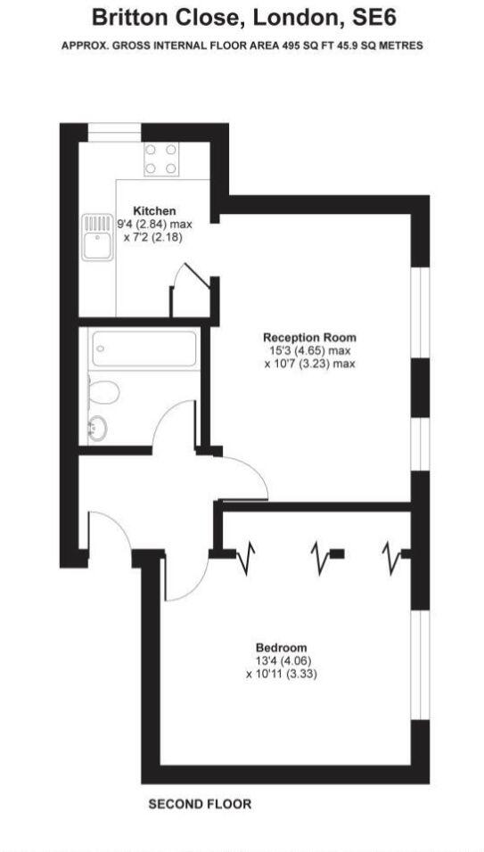 Britton Close, London, SE6 floorplan