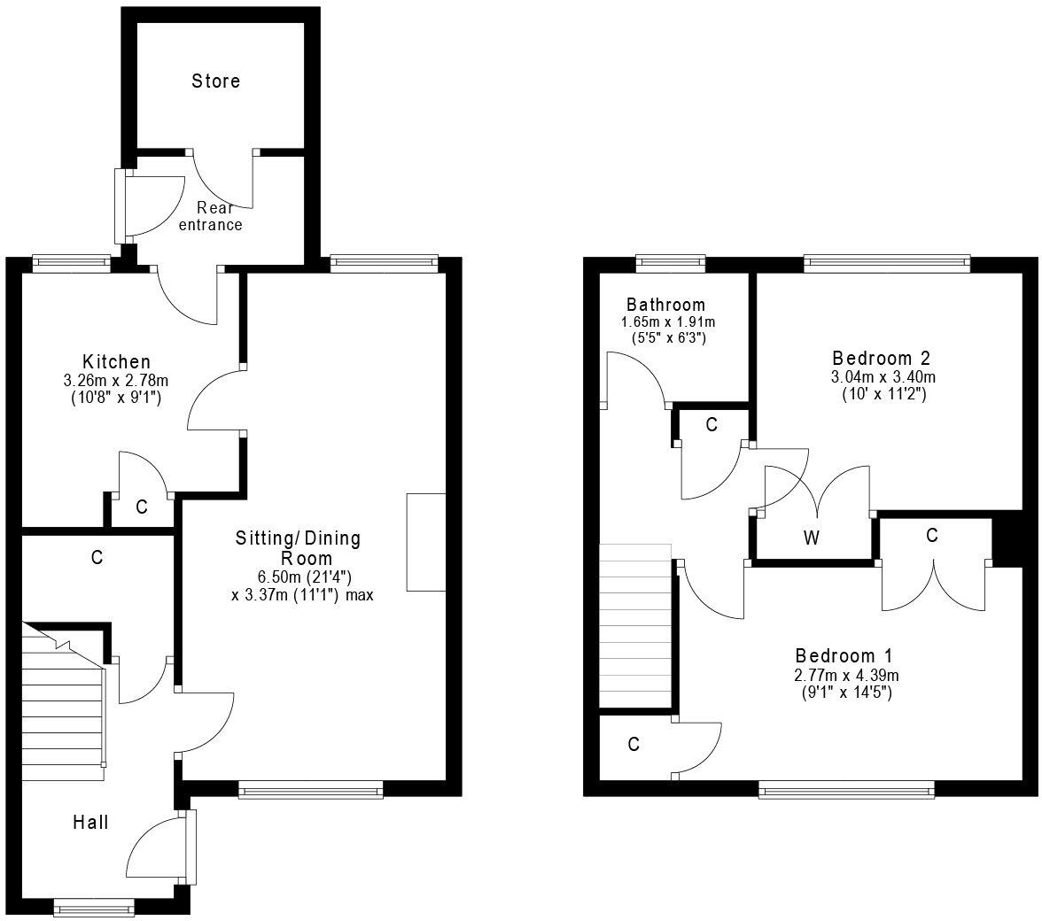 Anderson Drive, Denny, FK6 floorplan