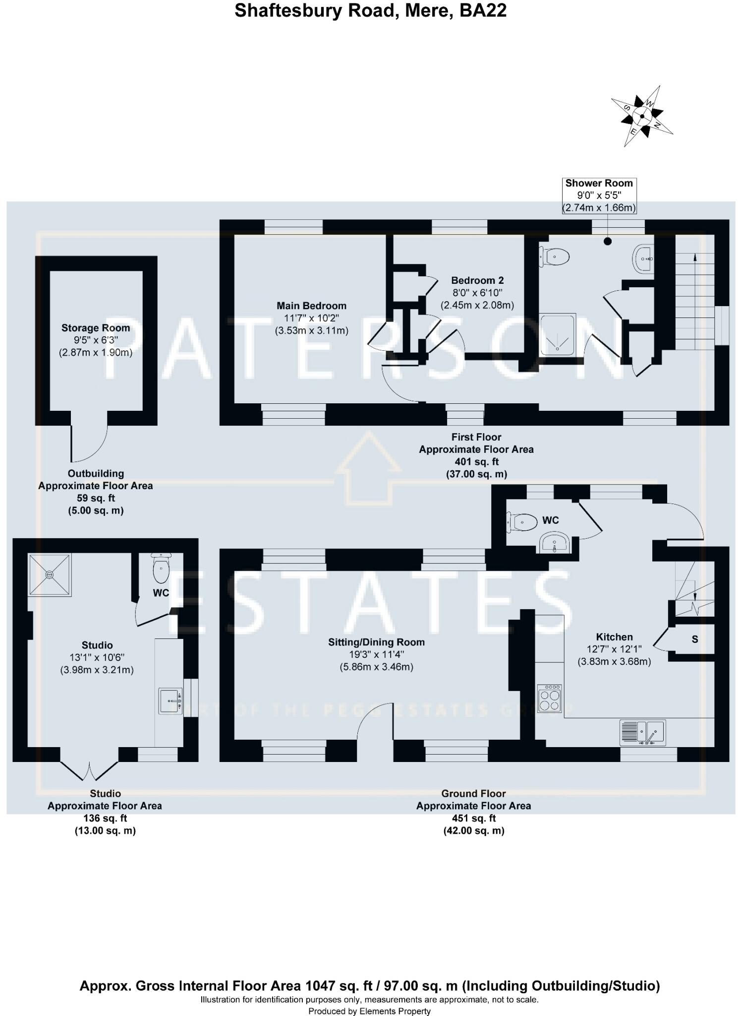 April Cottage, Shaftesbury Road, Mere floorplan