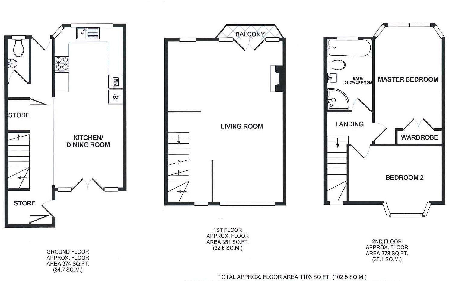 Salford, Salford Quays, Greater Manchester, M50 floorplan