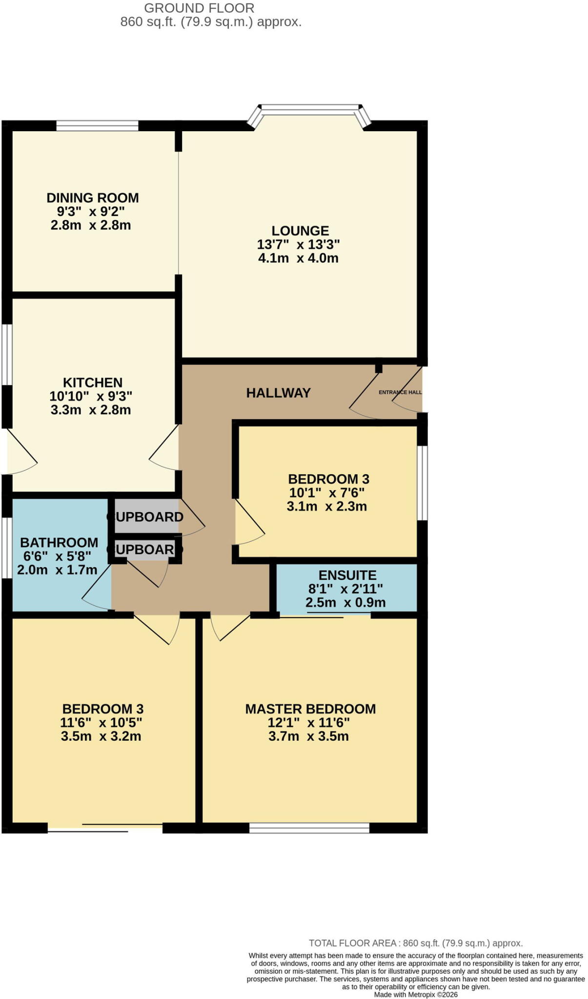 Hill Rise, Romiley, Stockport, SK6 3AP floorplan