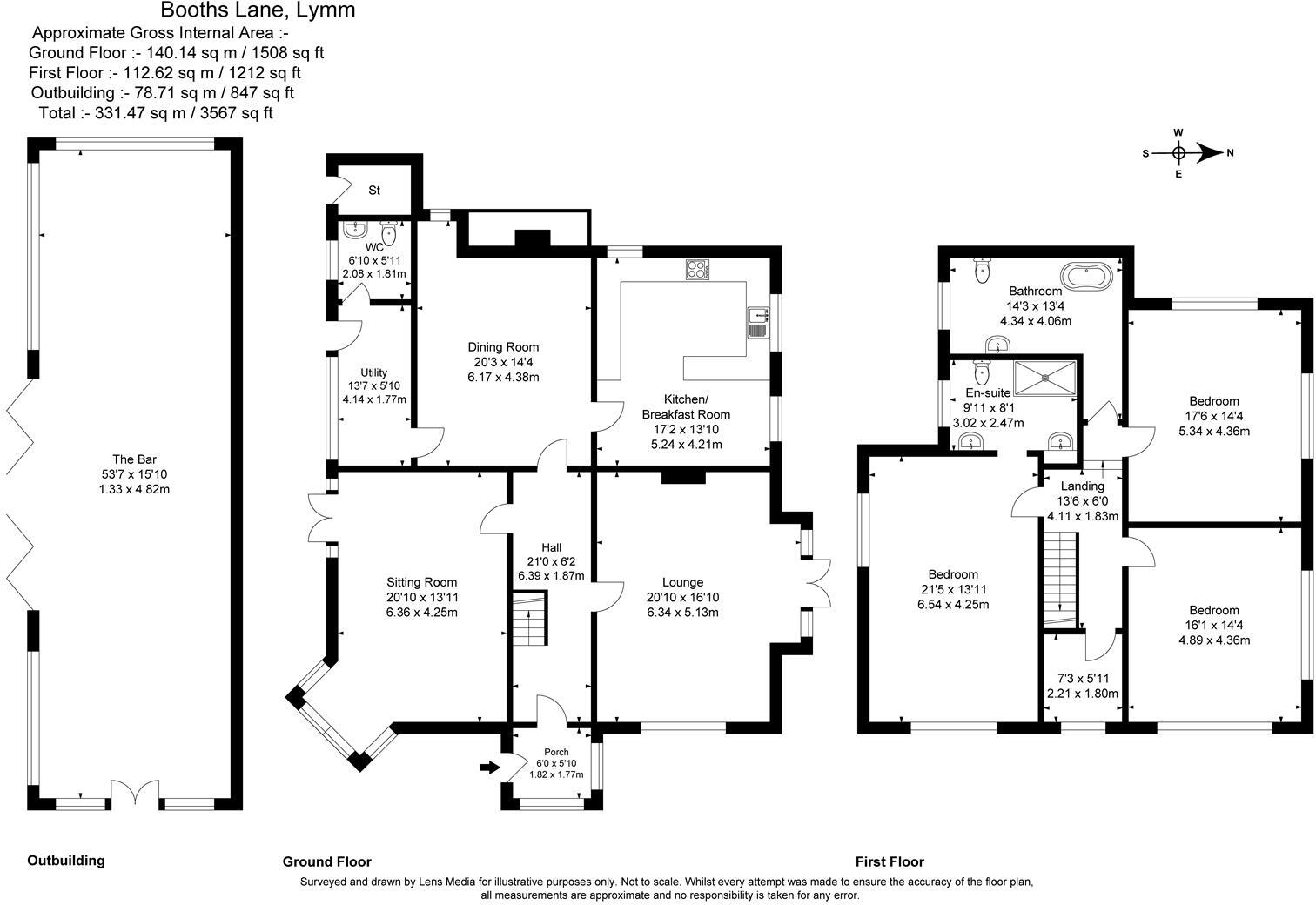 Higher House, Lymm floorplan