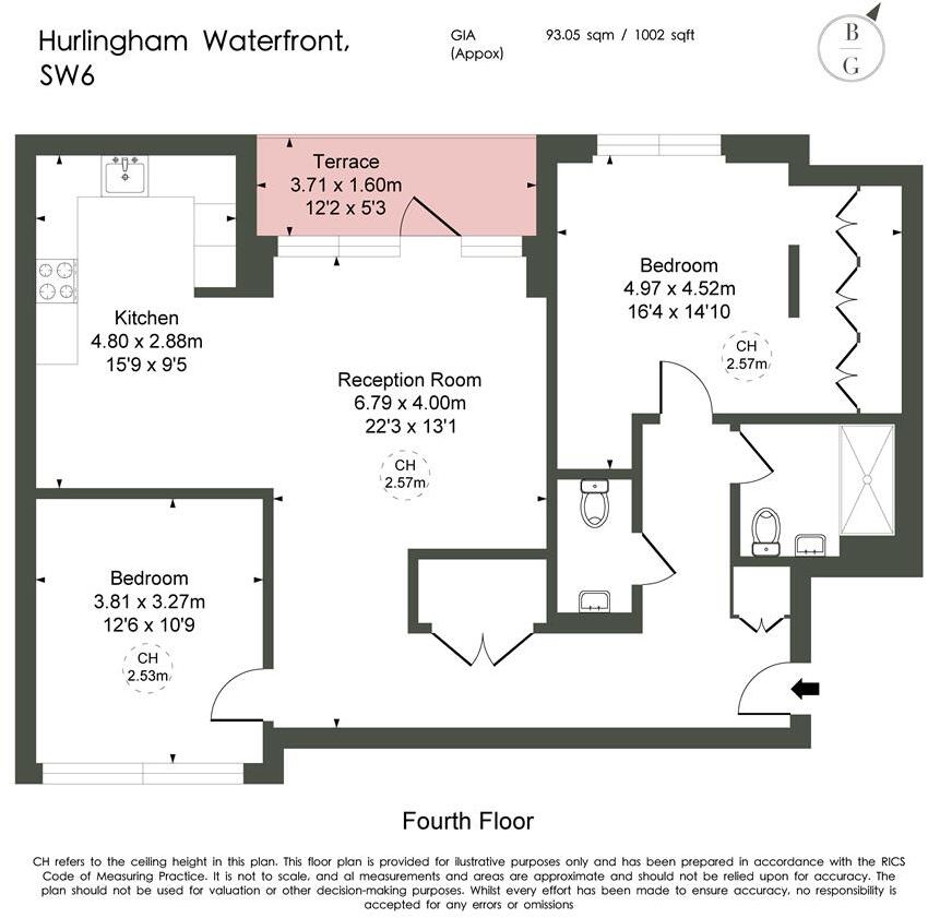 Hurlingham Waterfront, Fulham floorplan