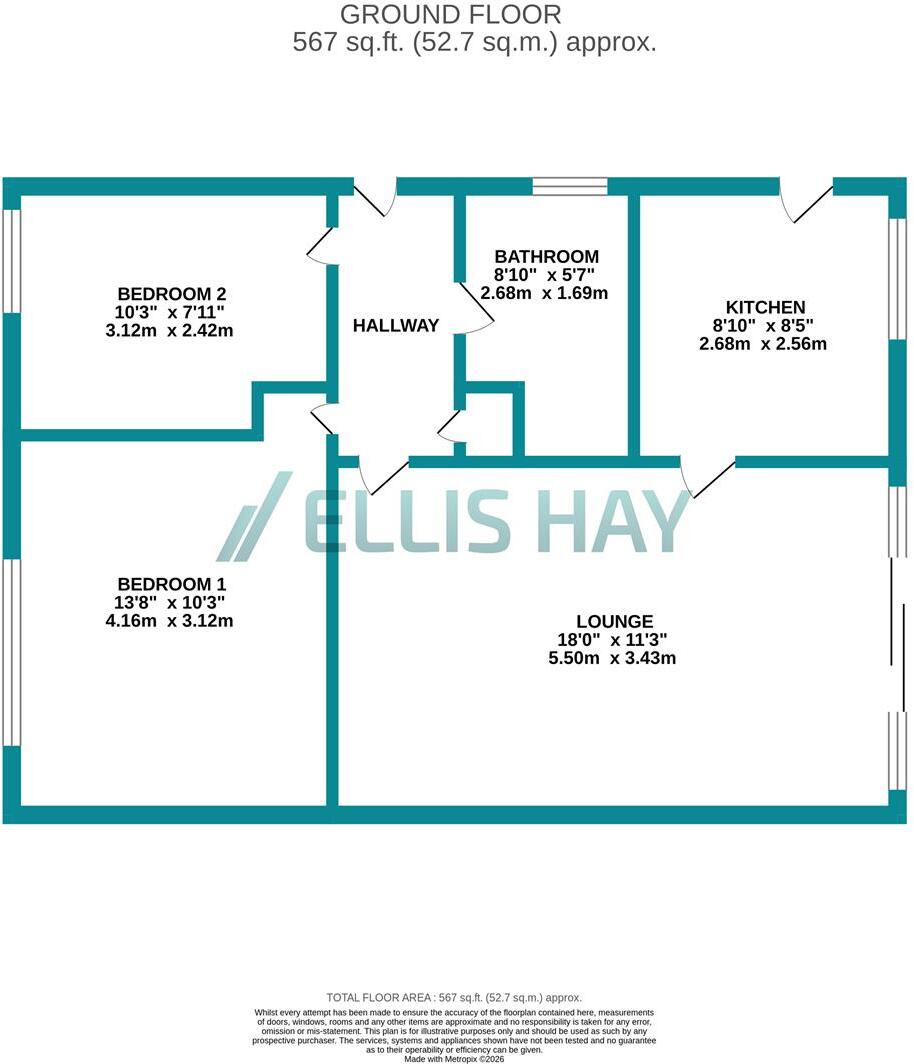 Overdale, Eastfield, Scarborough floorplan