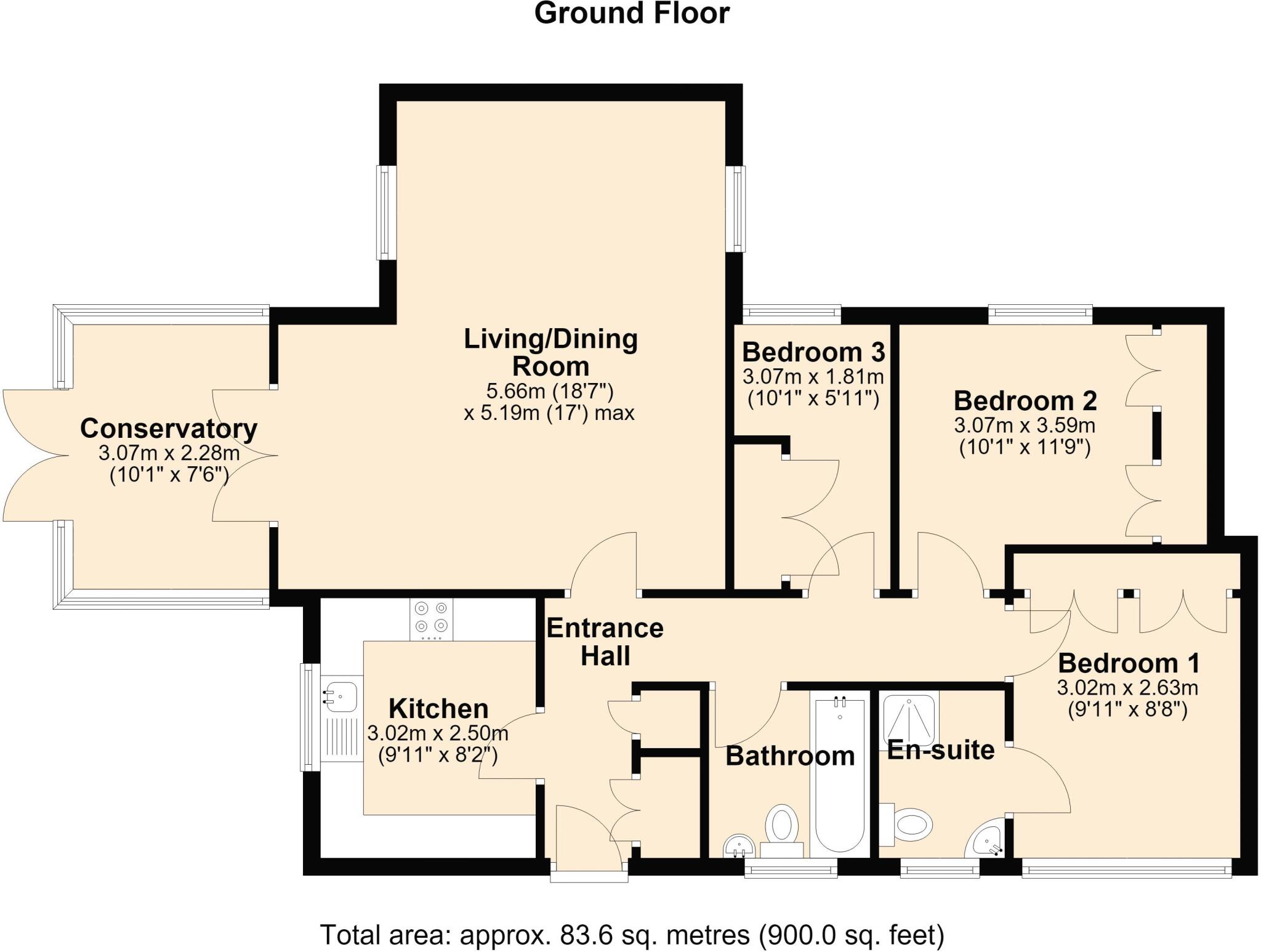 Old Station Way, No Chain floorplan