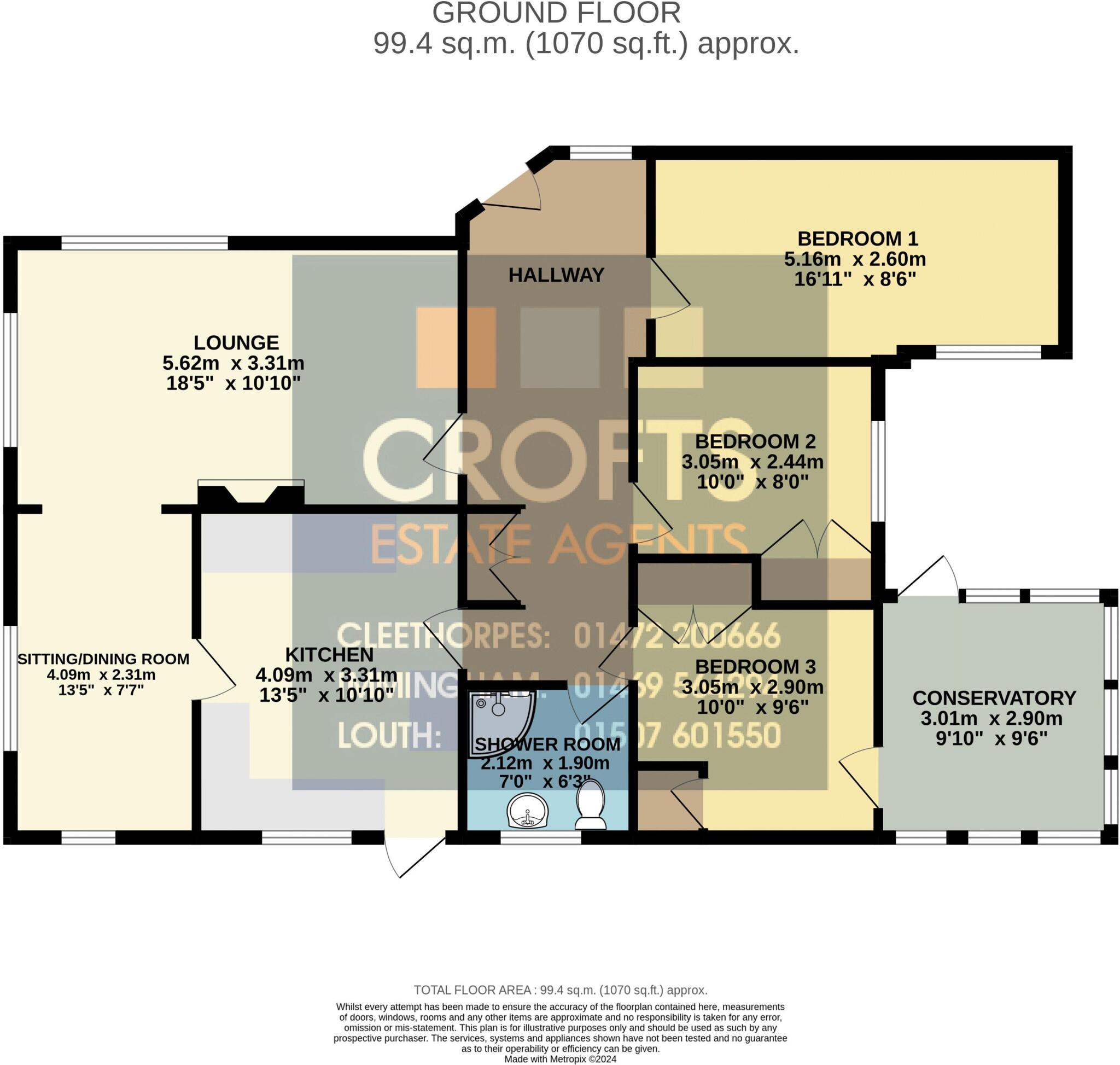 Orchard Close, Louth floorplan