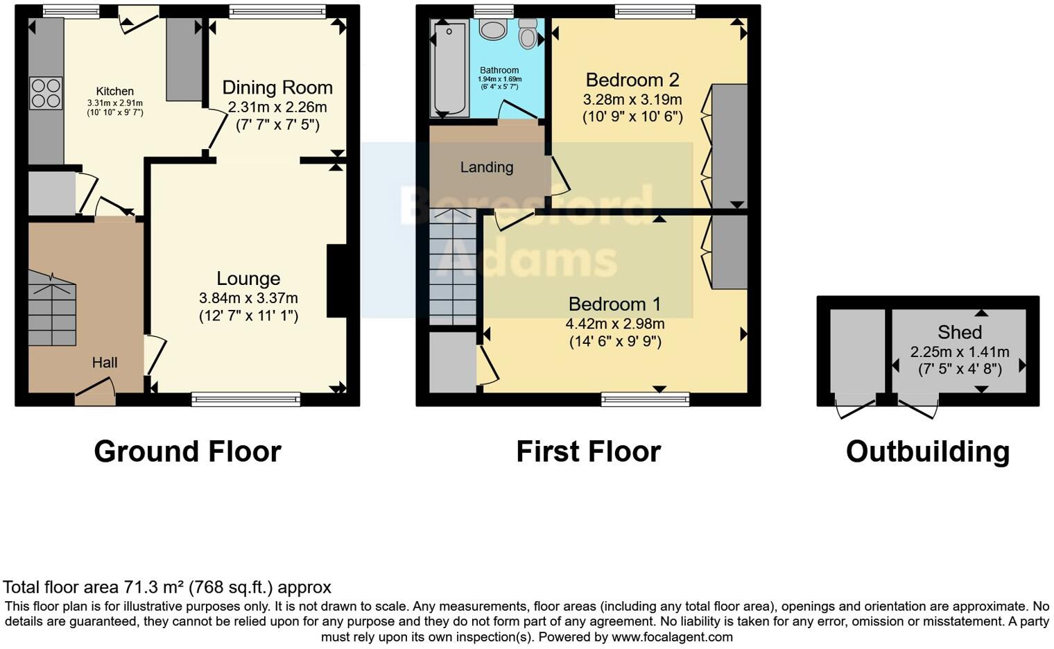 Bridgeman Road, Blacon, Chester, Cheshire, CH1 floorplan
